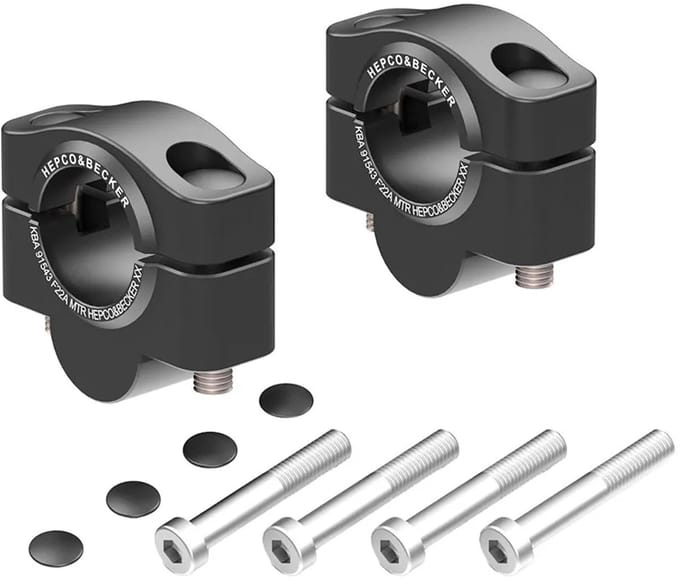 Hepco Becker Honda Nt 1100/dct/es 2025 +20mm Stuurverhoger Zwart