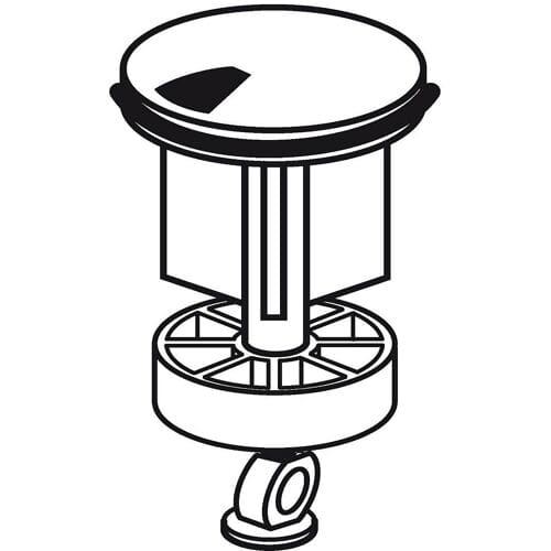 Ideal Standard Plunger for Drain and Overflow Fitting A961226AA