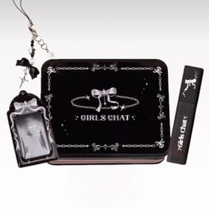 Girls Chat - Romantic Rebel Black Lip Set #Black Lip Set - 4pcs