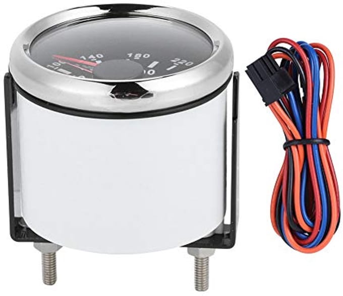 Water Temperatuur Meter voor Scheepsmotor en Boot - 52mm IP67