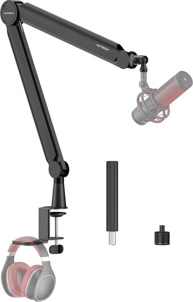 Microfoonarm - Verstelbare Arm - Studio Opname - 360 Graden Draaibaar - Hoge Profiel