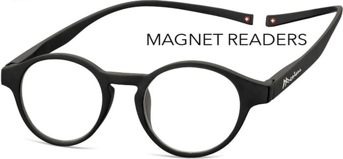 Montana MR60 Leesbril met magneetsluiting +2.50 Zwart