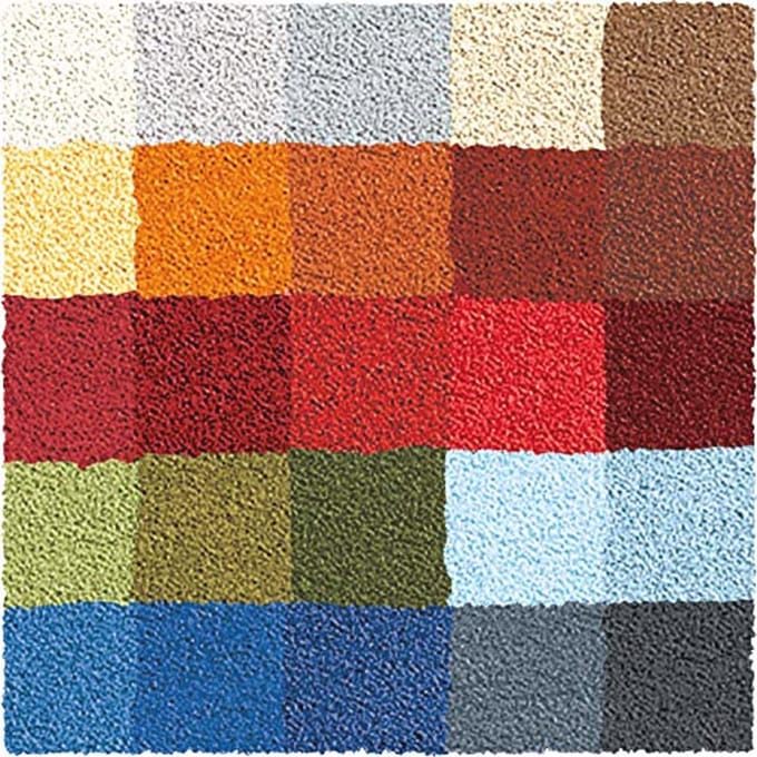 Antislip Badmat, Polyacryl, Meerkleurig, 60 x 60 cm - Ideaal voor Badkamers