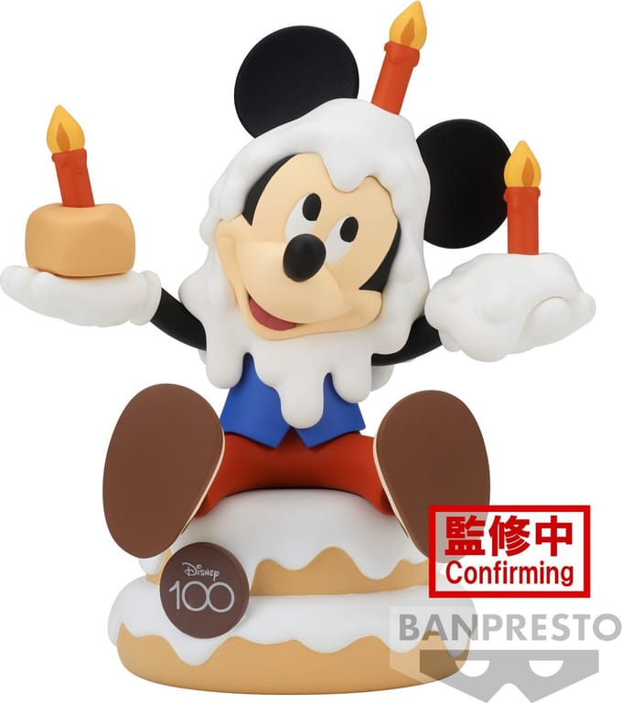 Disney Characters Sofubi - Disney 100th Anniversary Ver. - Mickey Mouse Statue 11cm