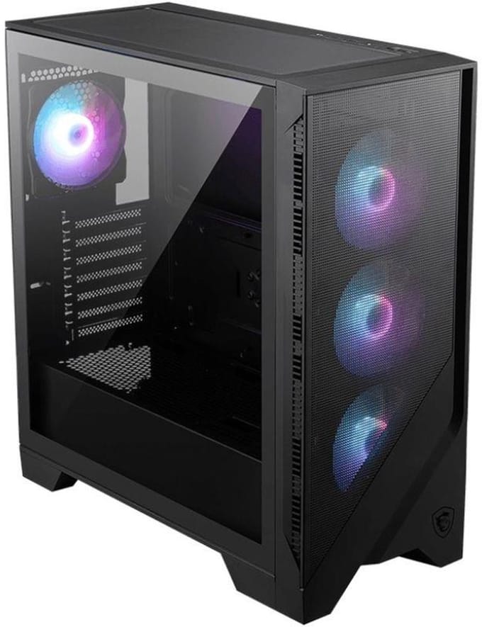 MSI MAG FORGE - Pc-behuizing - ARGB Verlichting - Glas - Zwart
