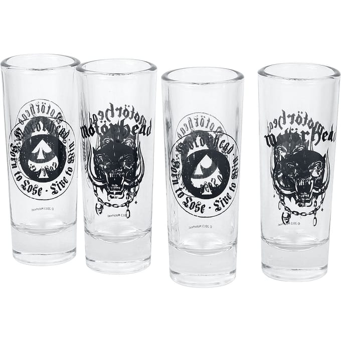 Motörhead Shotglazenset - Motörhead Logo - voor Geen - transparant