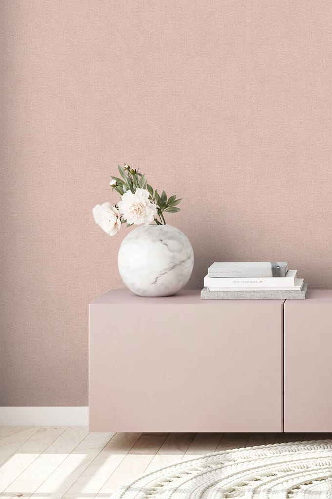 UNI BEHANG - Roze - AS Creation New Walls "Livingwalls"