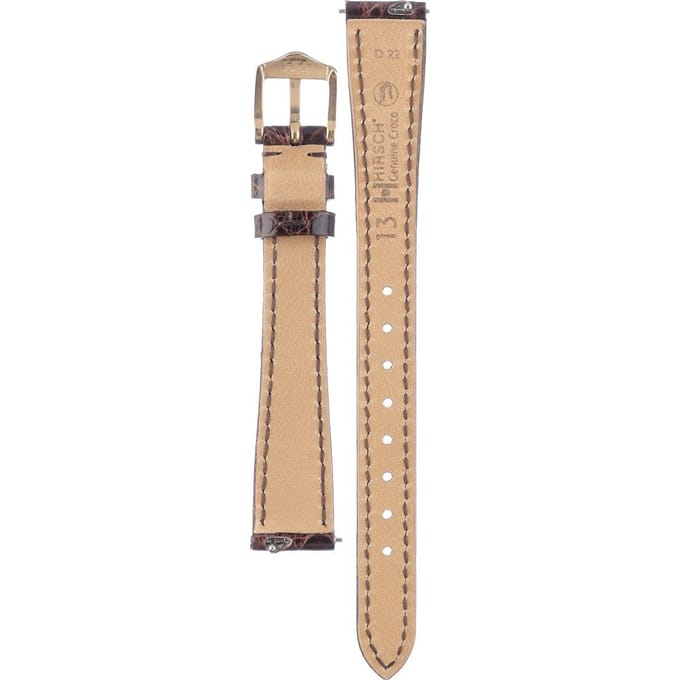 Hirsch 18900810-1-13 Genuine Croco Horlogeband