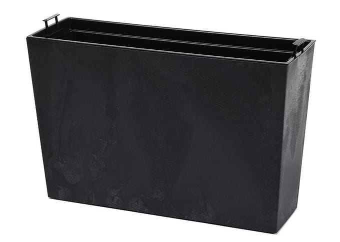HowHomely Bloom Serie - Bloempot - Zwart Beton - 36cm - 56cm