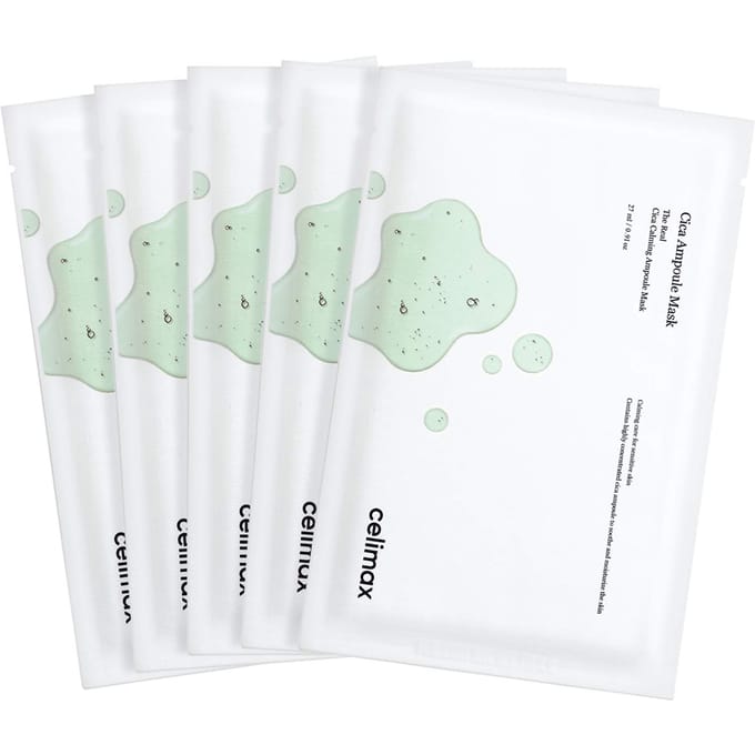 [celimax] Het echte Cica kalmerende ampullenmasker 25 ml * 5EA white