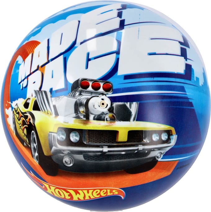 John Hot Wheels Bal - Speelbal voor baby, peuter en kinderen - 23 cm