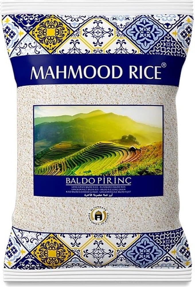 Mahmood Korte Rijst Korrel Baldo Pirinc 5 KG