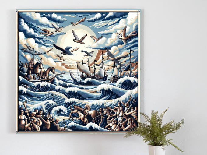 Kunstprint | Wanddecoratie | Dibond | 20 × 20 cm