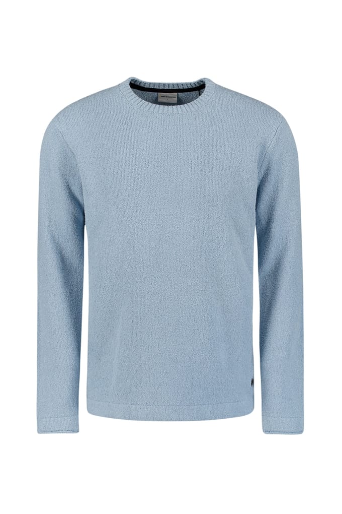 No Excess Pullover Crewneck Frote Relax Fit Dusty Blue Größe: M | Pullover Outlet | Herren | Blau