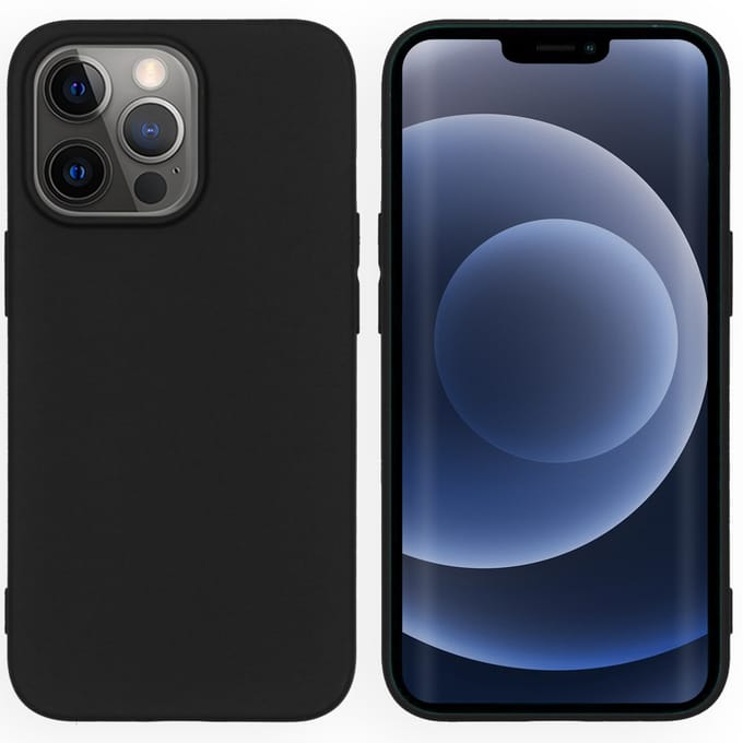 imoshion Hoesje - Geschikt voor Apple iPhone 13 Pro - Color Backcover - Zwart