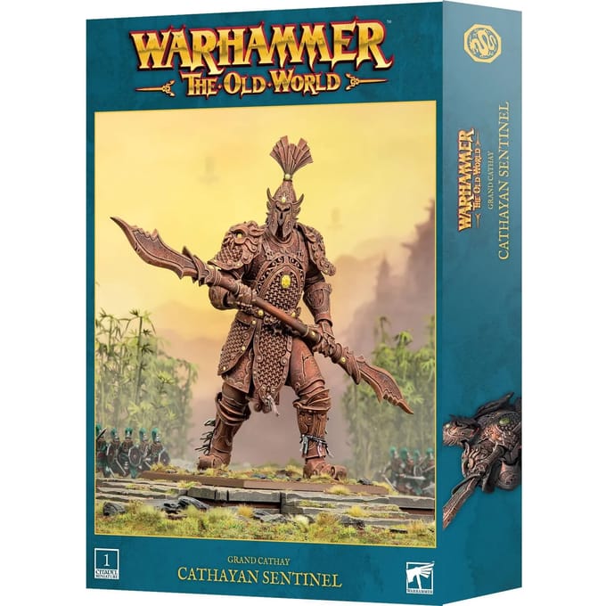 Beeldje Games Workshop Warhammer ToW - Grand Cathay Sentinelles Cathayennes