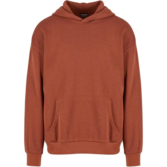 Urban Classics - Light Terry Hoodie/trui - S - Rood