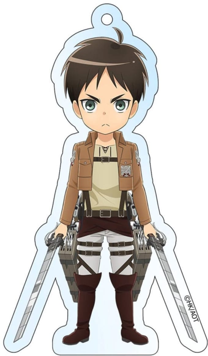 Attack on Titan Acrylic Keychain Eren Holographic 8 cm