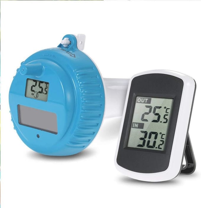 Solar Thermometer voor Zwembaden en Vijvers - Digitale Zonne-energie Thermometer