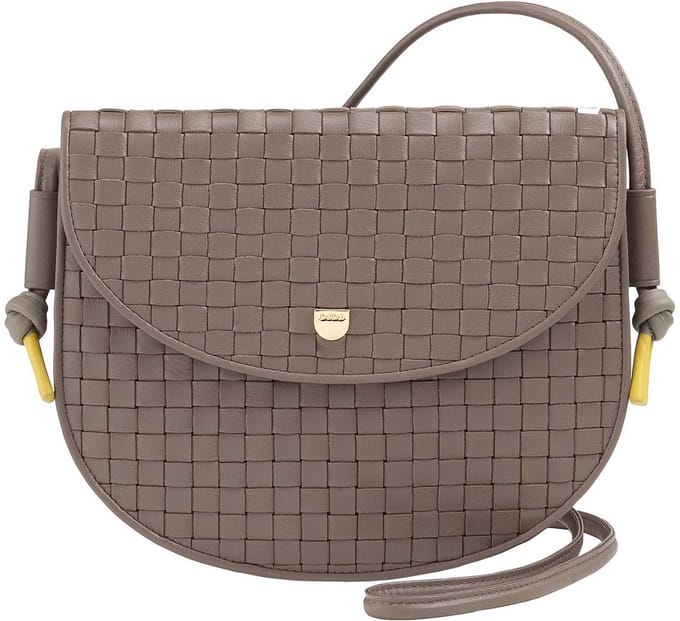 DuDu Skye Crossbody tas Leder 21 cm - Dames - taupe