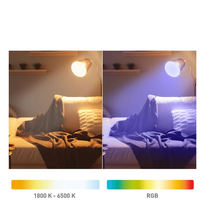 Müller licht tint white+color set 2xE27+besturing