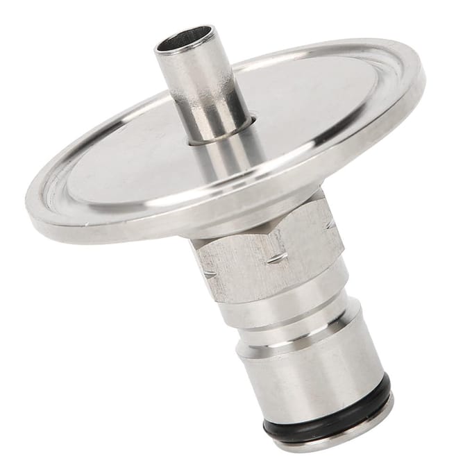 1.5in Gas Lock Post Adapter Tri Clamp naar Kogelconnector Bierbrouwaccessoire Brouwerij Fitting gray