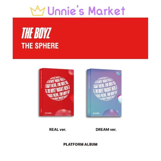 THE BOYZ - LA SPHÈRE Plateforme Ver. (VRAIE version. / RÊVE ver.) RANDOM gray