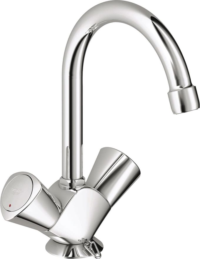 GROHE Costa-S Wastafelkraan - Met ketting - Chroom