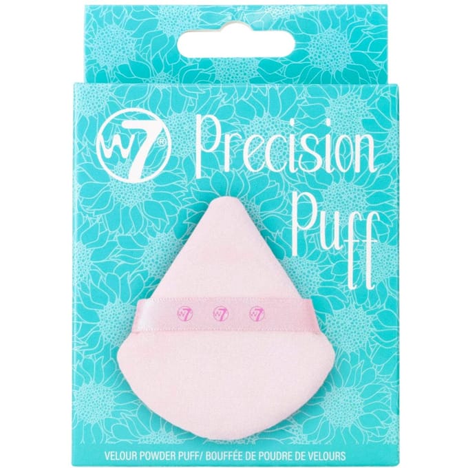 W7 Precision Puff Velour Powder Puff 1 st