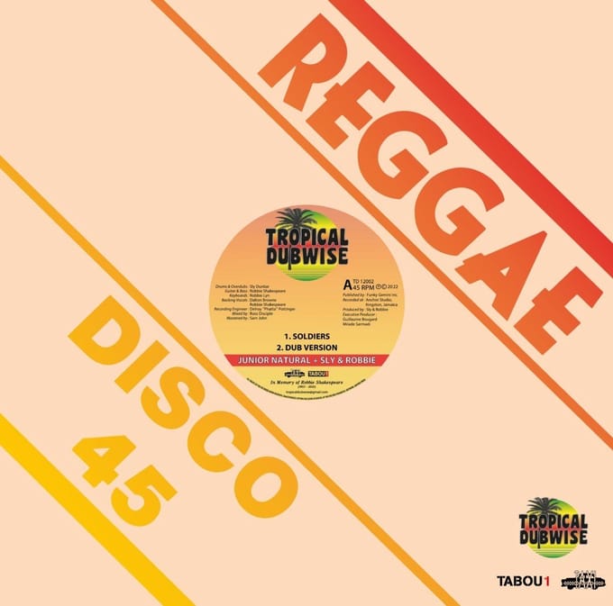 Junior Natural + Sly & Robbie - Soldiers (12" Single)