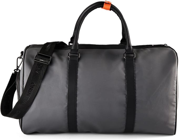 VALENTINO reistas Dragonhawk Hand Duffer Bag Grigio / Nero grijs