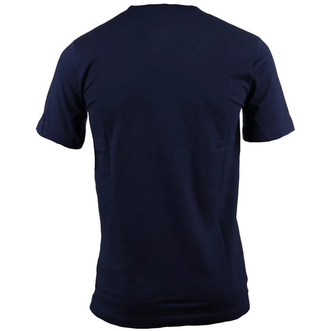 Caterpillar Heren Handelsmerk Logo T-shirt (Eclips Blauw)