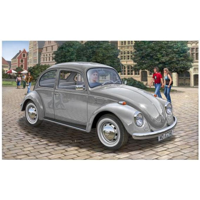 Revell Modelbouwpakket Auto - 07083 Volkswagen VW Beetle Limousine 1968 Plastic - 1:24 - Modelbouw
