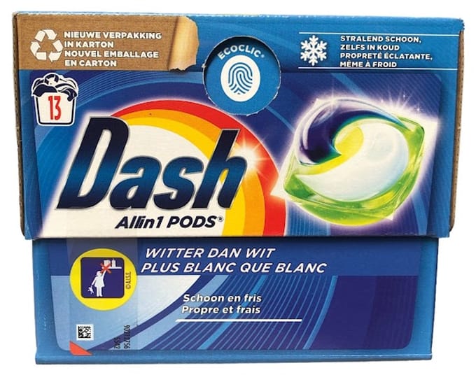Dash - Wasmiddel - Pods - Witter dan wit - 13wb