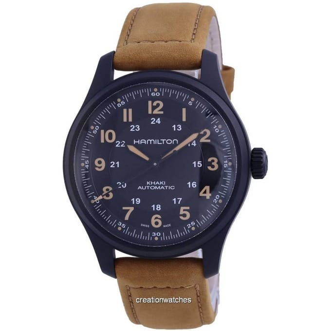 Hamilton Khaki Field Auto H70665533 Herenhorloge bruin