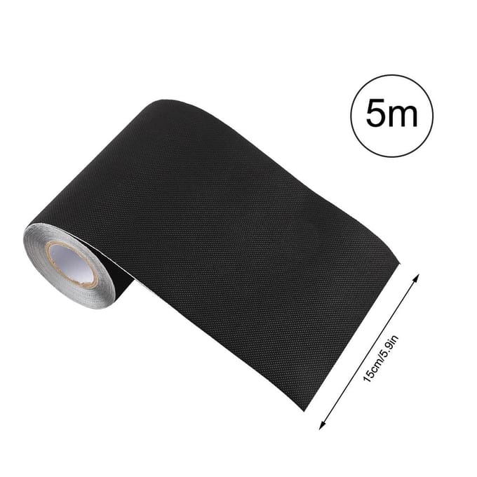 15*500cm Zelfklevende Verbindings Zwarte Naadband Synthetisch Gazon Kunstgras black
