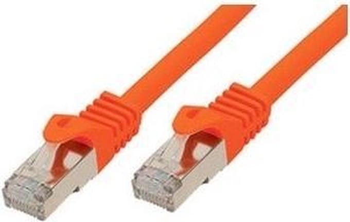 SCONN Shiverpeaks BASIC-S patch cable - 1 m - orange - Oranje - 1m