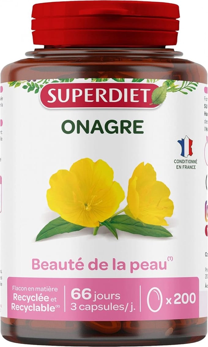Superdiet Teunisbloemolie 200 Capsules