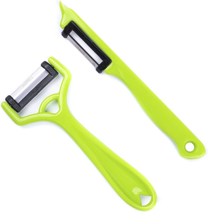 Solingen Dunschiller Set – Dunschillers – Aardappelschiller – Dunschiller Aardappel – I-model – Y-model – Groen