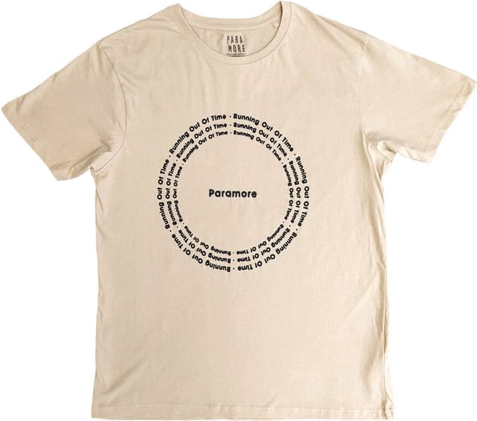 Paramore - ROOT Circle Heren T-shirt - XL - Creme
