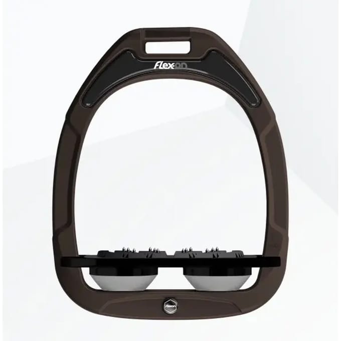 Platte Ultra Grip Beugels Bruin/Zwart/Grijs Flex-On Green Composite