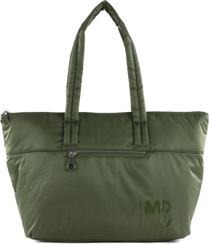 MANDARINA DUCK Schoudertas MD20 Balloon Tote Military Green Olijfgroen