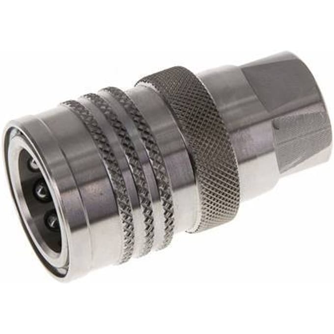 RVS DN 10 Wasapparatuur Snelkoppeling G 3/8 inch Buitendraad Dubbele afsluiting