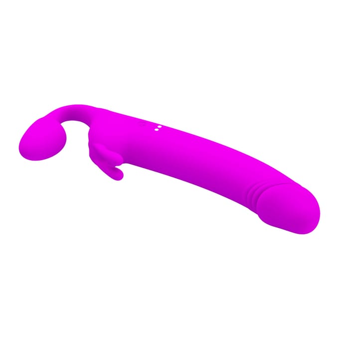 Pretty Love - Zanini - Vibrerende Strapless Strap-On - Paars