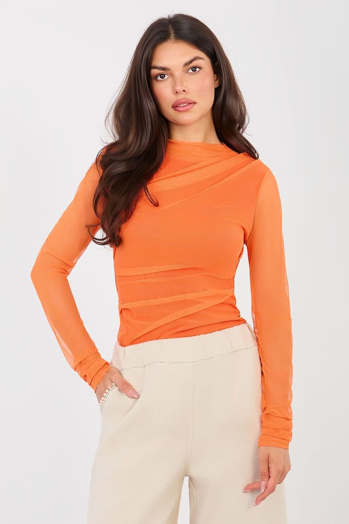 Elira Mesh Top - Oranje / One Size