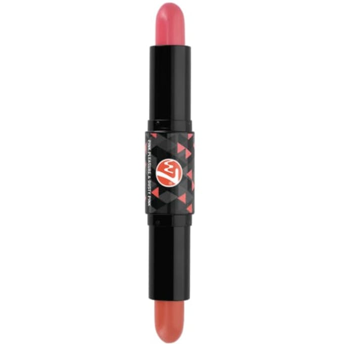 W7 Blusher Stick Pink Pleasure &amp; Dusty Pink 8 g