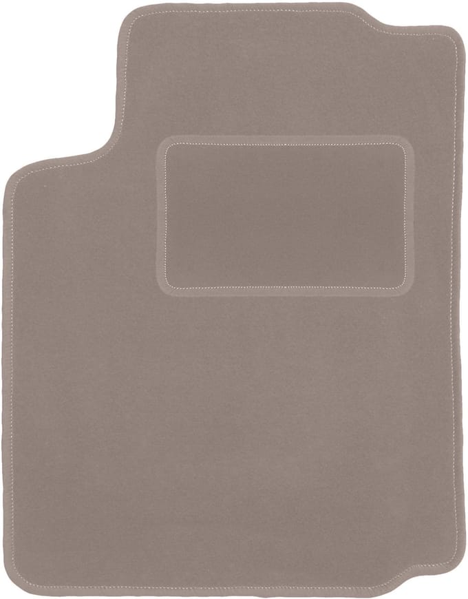 Beige bestuurdersmat voor: Citroen C3 Pluriel cabrio (2003-2010)