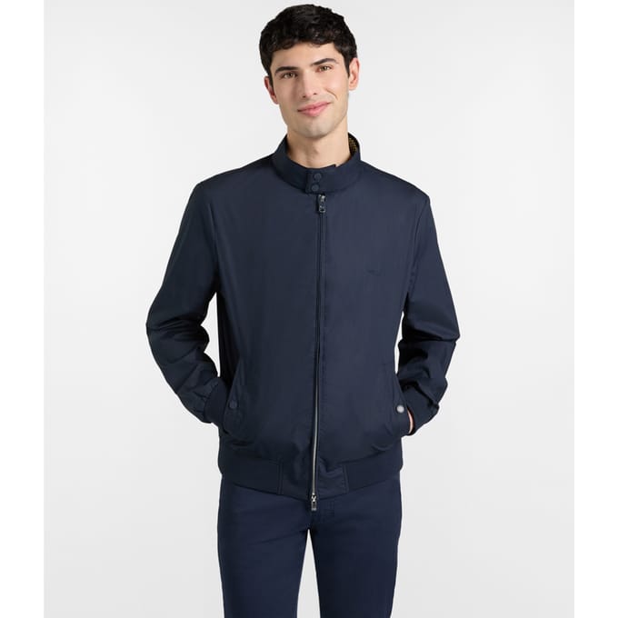 jas effect papier touch man blauw marine