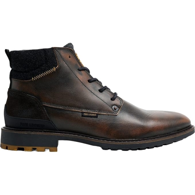 PME Legend - Heren Veterschoenen Huffster - Bruin - Maat 47
