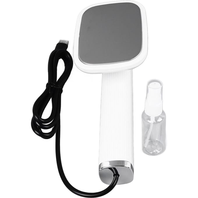 Stoomstrijkijzer Draaibaar 20ML Capaciteit Handheld Mini Draagbaar USB Stekker Stoom Strijkmachine voor Thuis wit